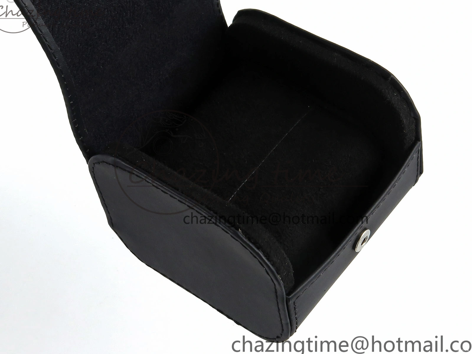 MIROTIME 0217 IWC BLACK LEATHER TRAVEL BOX FreshLook 7085